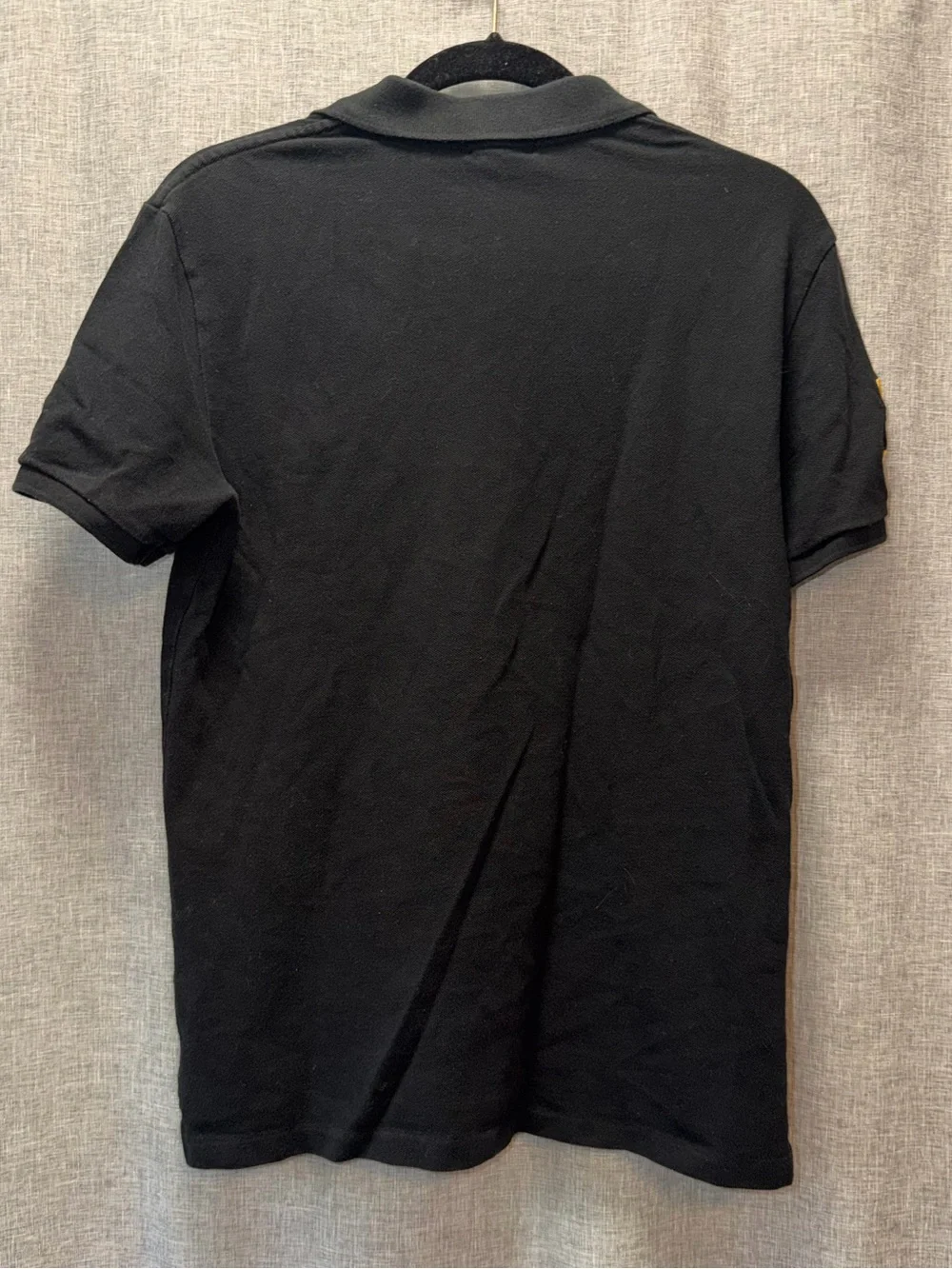 Ralph Lauren Boys Black Polo with Yellow Pony Logo XL (18-20)